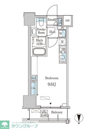 JP noie 西蒲田の物件間取画像